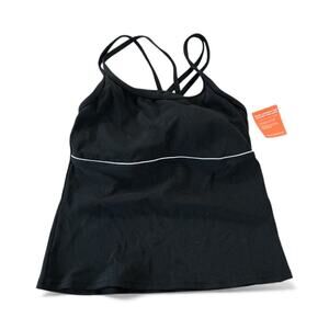 Lands’ End Swimwear Top | Black Size 6